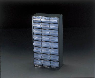 EA661BA-2 エスコ ESCO 307x150x555mm/3列 8段 パーツキャビネツト