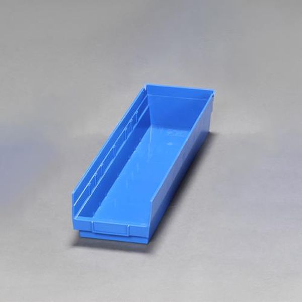 EA661ED-4 エスコ ESCO 170x600x100mm パーツトレー／ラック棚用（青／8個）