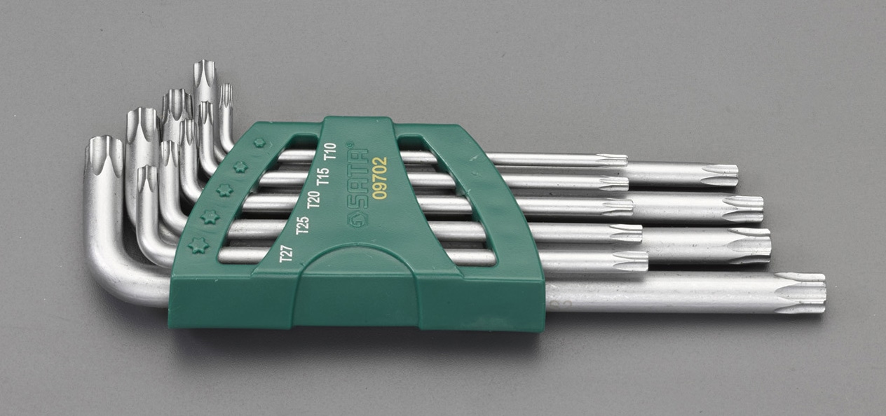 EA683E エスコ ESCO T10-T50 9本組(BORE TORX)キーレンチ