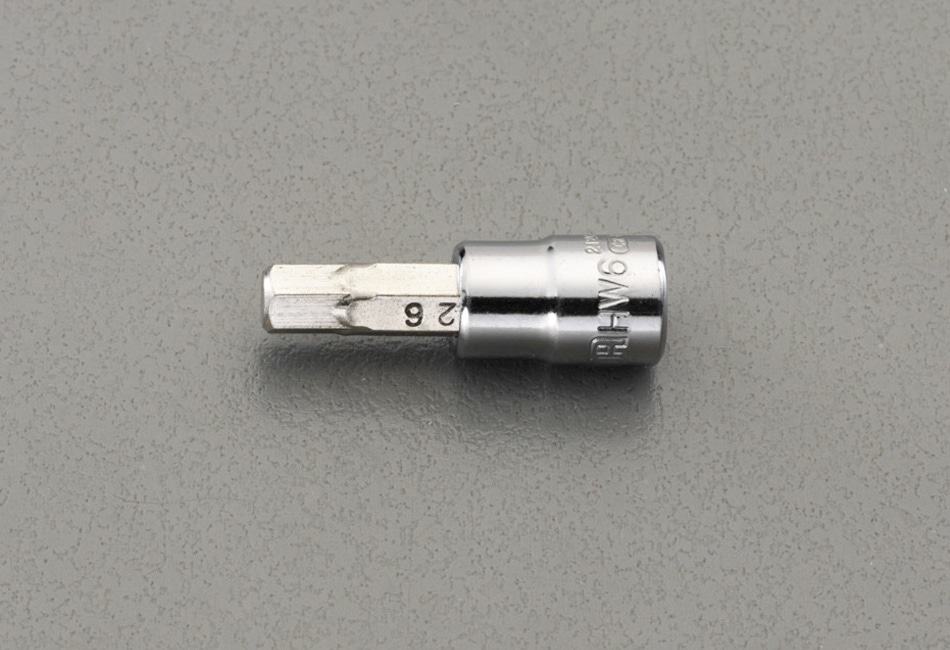 EA687AM-103 エスコ ESCO 1/4"sqx3mm Hexビットソケット