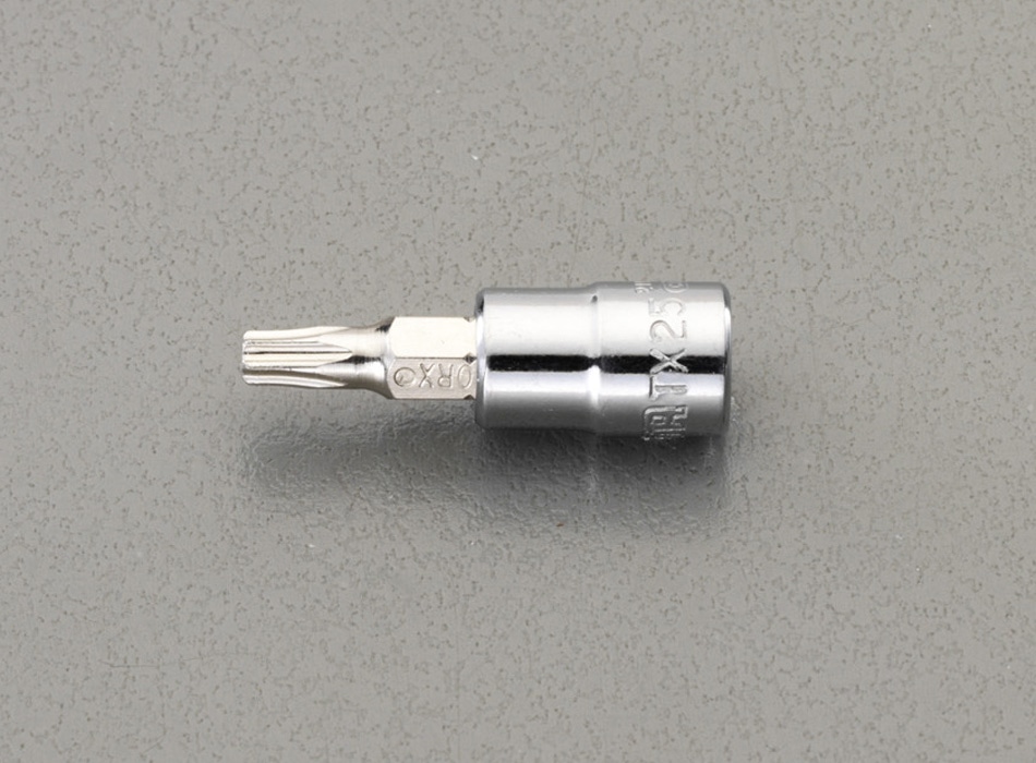 EA687AM-320 エスコ ESCO 1/4"sqxT20 TORXビットソケット
