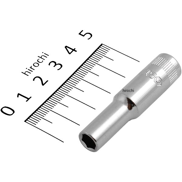 EA687AT-6 エスコ ESCO 1/4"sqx 6mm ディープソケット