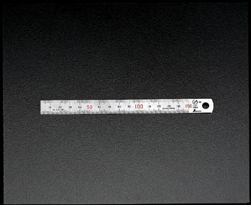 EA720YD-3 エスコ ESCO 600mm シルバー直尺(マグネット付)