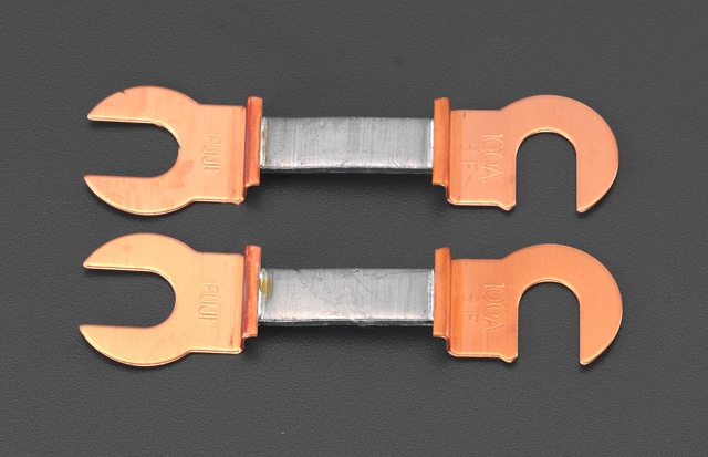 EA758ZP-4 エスコ ESCO 20A/45mm 銅つめ付ヒューズ(2本)