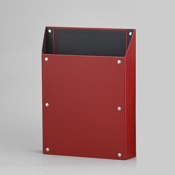 EA762FG-351 エスコ ESCO 337x255x53mm マグネットポケット(タテ型/赤)