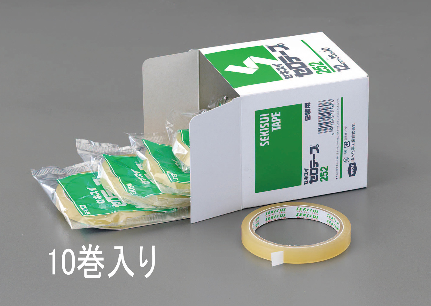 EA765MB-18A エスコ ESCO 18mmx35m セロハンテープ(10巻)