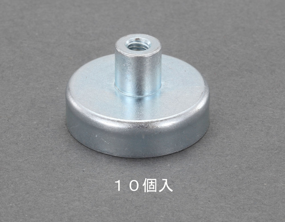 EA781EH-14 エスコ ESCO φ20x6.0mm 強力マグネット(ねじ穴付/10個)