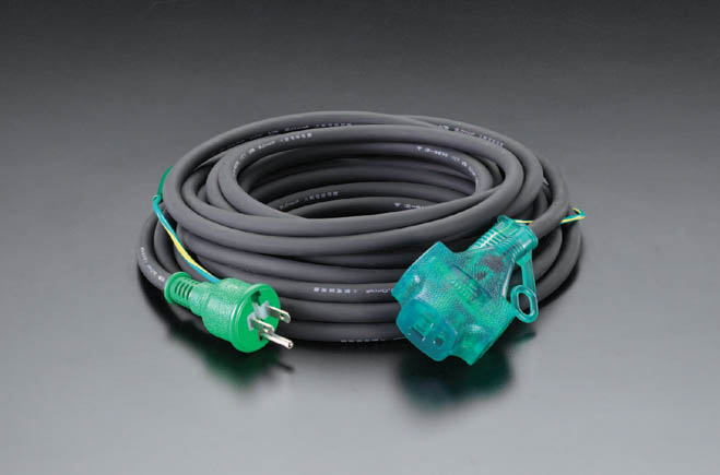 EA815GA-21 エスコ ESCO AC125V/15A/10m 延長コード アース付