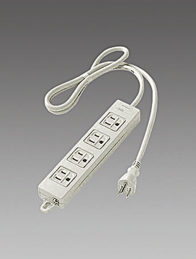 EA815GL-211 エスコ ESCO AC125V/15Ax1.0m ＯＡタップ マグネット付