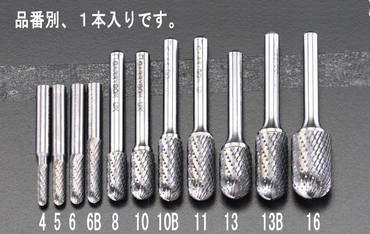 EA819JB-5 エスコ ESCO 5 x16mm/ 6mm軸 超硬カッター