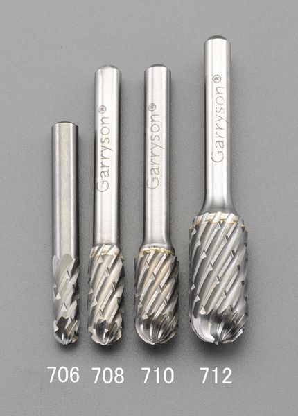 EA819JB-710 エスコ ESCO [快削]10x19mm/6mm軸 超硬カッター(鉄･鋳物用)