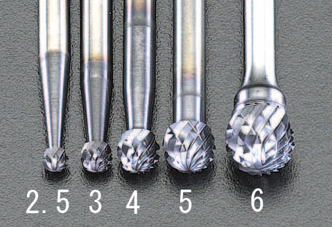EA819PL-4 エスコ ESCO 4x3.6mm/3mm軸 Coated 超硬バー