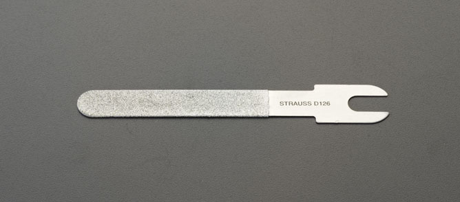 EA826VL-3 エスコ ESCO 100x10x0.3mm #80 ダイヤモンド鑢 平面用/薄刃