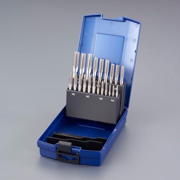 EA829J エスコ ESCO M3－M12／21本組 タップセット（HSS／ISO）