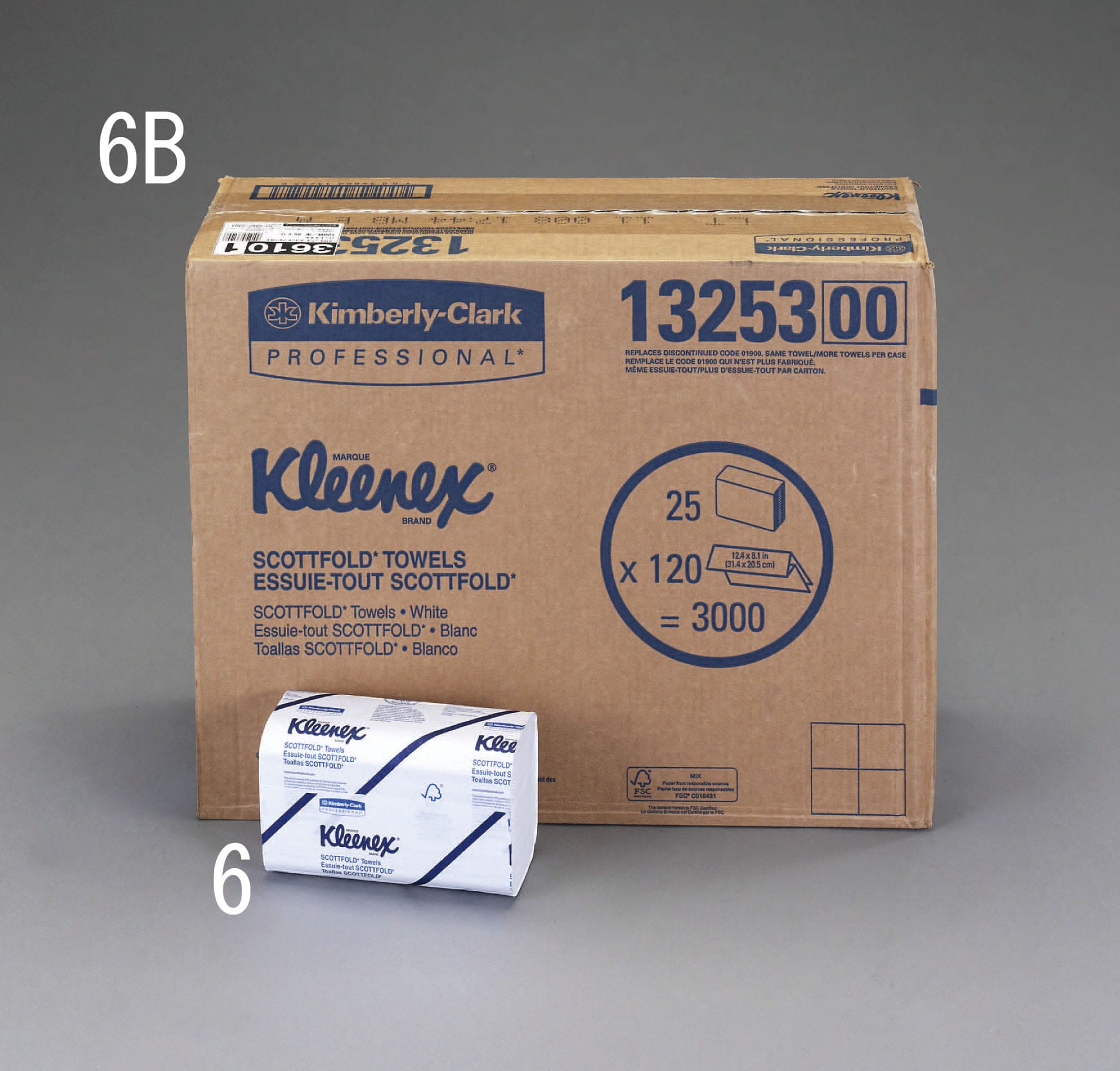 EA929AP-6 エスコ ESCO 205x315mm ハンドタオル 120枚