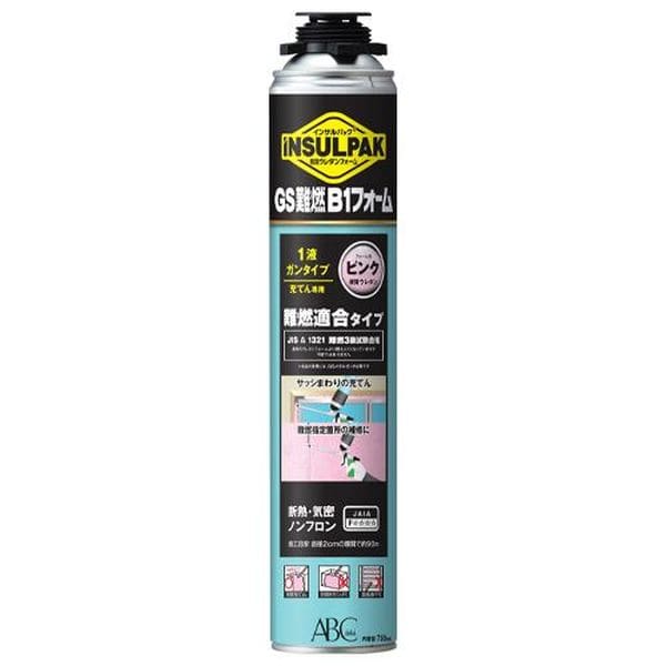EA930TC-14 エスコ ESCO 750ml 発泡ウレタンフォーム (難燃・一液性/ピンク)