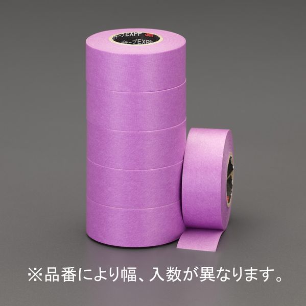 EA943ML-18 エスコ ESCO 18mmx18m マスキングテープ(建築塗装用 7巻)