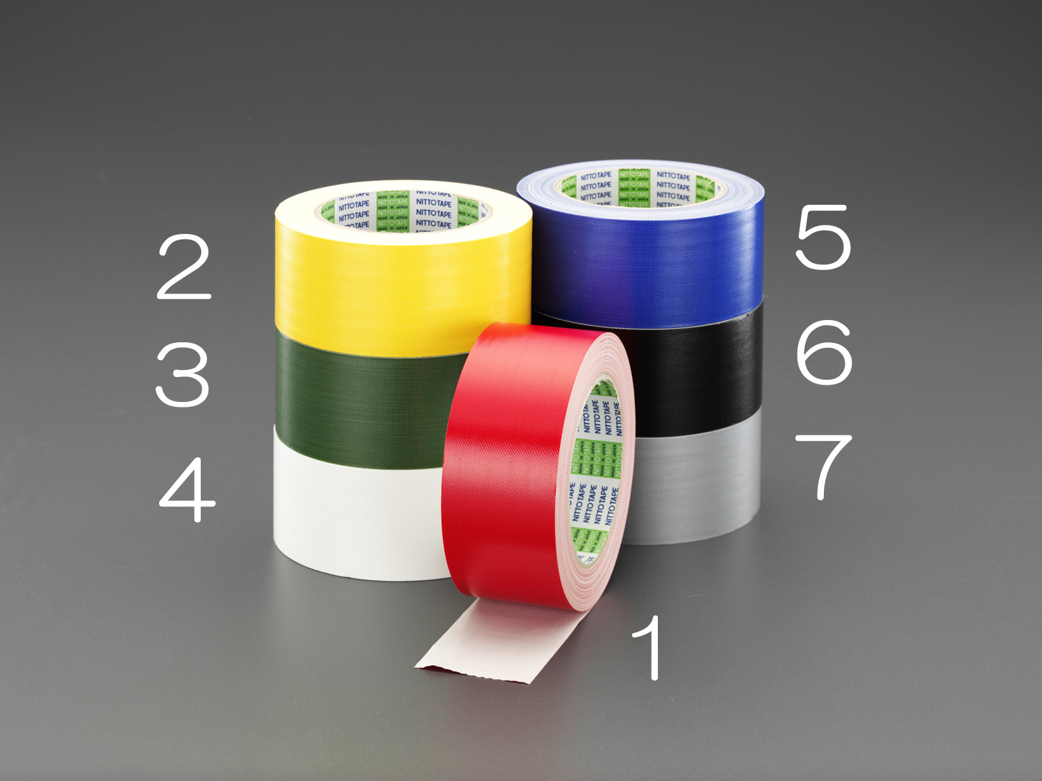 EA944NA-6 エスコ ESCO 50mmx25m 布粘着テープ 黒