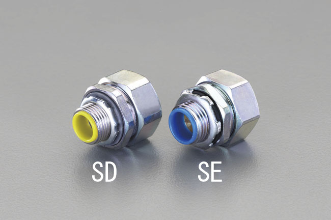 EA947SD-6 エスコ ESCO 3/4"xCTC 25 ボックス接続コネクター ストレート/薄鋼用