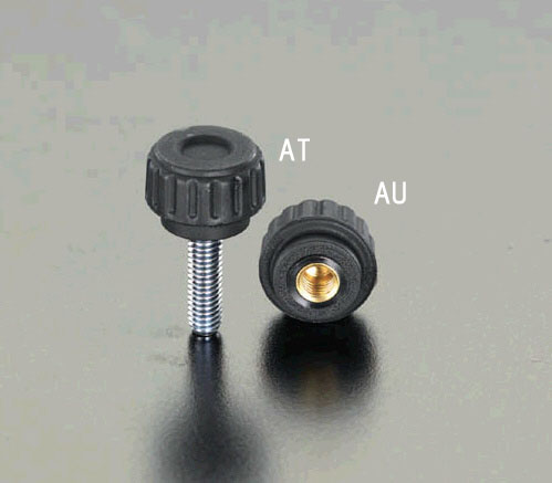 EA948AT-5 エスコ ESCO M5x10mm オスねじディンプルノブ