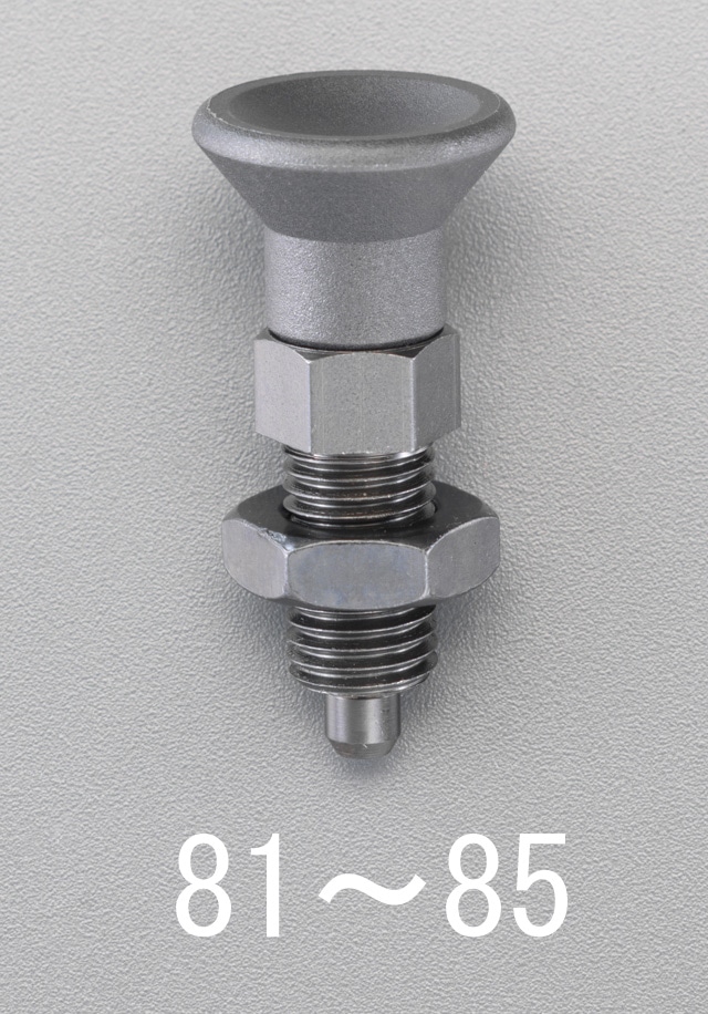 EA948DD-85 エスコ ESCO M20x10mm ダブルナット インデックスプランジャー