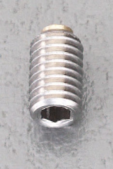 EA949DS-4 エスコ ESCO M4x 6mm 六角穴付止ねじ 真鍮パッド/ステンレス