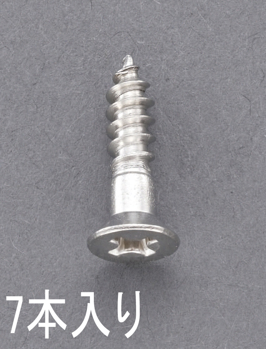 EA949ED-355 エスコ ESCO 3.5x 32mm 皿頭木ねじ ステンレス製/ 7本