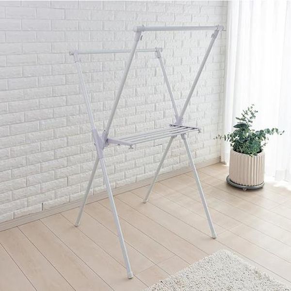 EA951FD-30A エスコ ESCO 1320x730x680mm 物干しスタンド (ステンレス製)