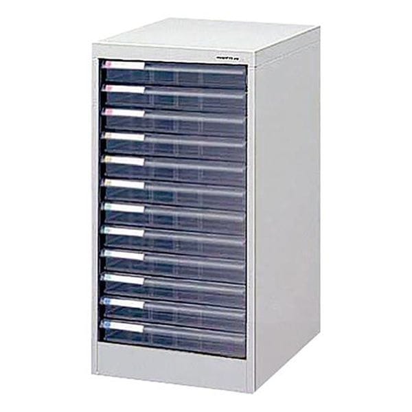 EA954FD-38 エスコ ESCO 277x336x622mm/浅12段 キャビネット (トレー型)