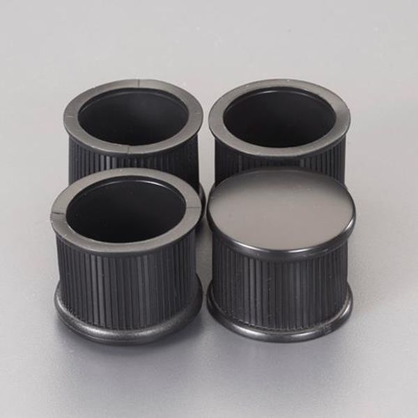 EA979DC-20 エスコ ESCO φ36.0mm 丸型椅子足キャップ（4個／黒）