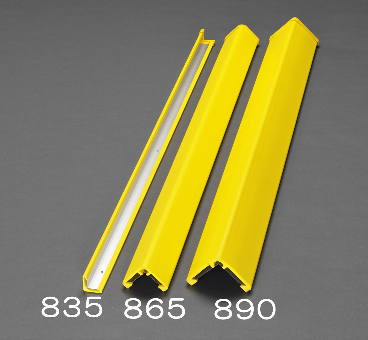 EA983FG-890 エスコ ESCO 90x90x1000mm コーナーガード 金属ベース付