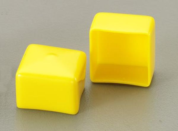 EA983FN-30YA エスコ ESCO 30x20mm 角型保護キャップ(イエロー/2個)