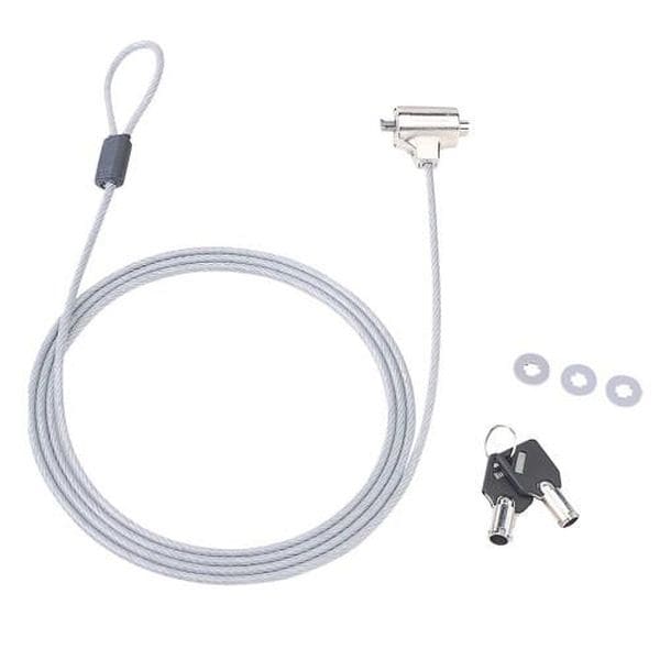EA983TS-306 エスコ ESCO φ4.2mmx2m PCセキュリティワイヤーセット (簡易着脱式)