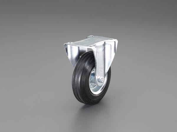 EA986GL-4 エスコ ESCO 200mm キャスター(固定金具/耐熱)
