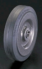 EA986MH-250 エスコ ESCO 250x60mm 車輪 ラバータイヤ・スチールリム・ボールベアリング