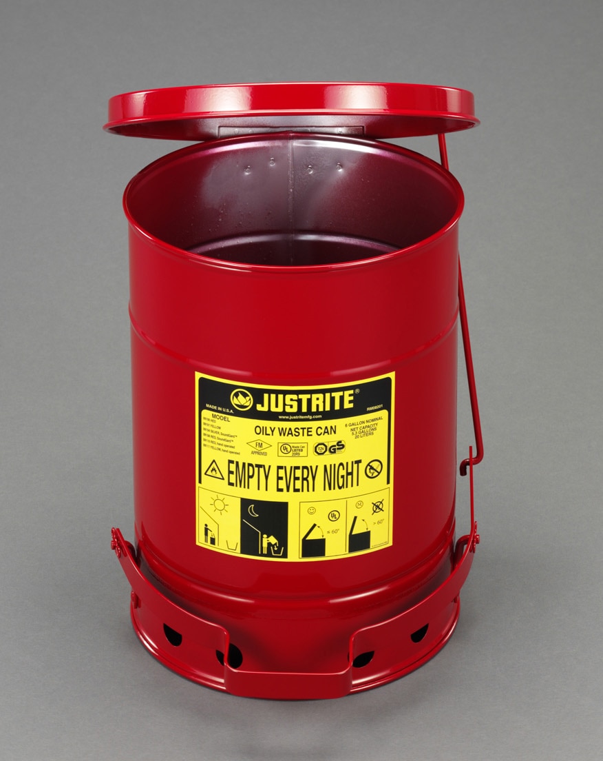 EA991JS-2 エスコ ESCO φ302x400mm/23L 工業用ダスト缶 セーフティー