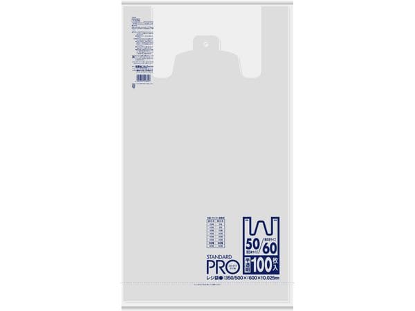 EA995AF-17 エスコ ESCO 350/500x600mm 手提げ袋(半透明/HDPE/100枚