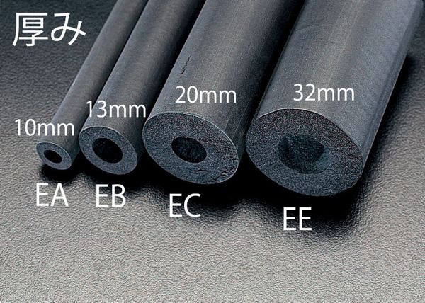 EA997EC-16A エスコ ESCO 16mmx2m/20mm厚 断熱チューブ(2本