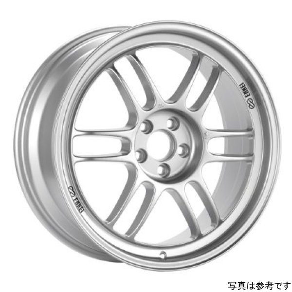 Enkei RPF1 17x7.5 5x114.3 48mm オフセット 73mm Bore シルバー ホイール RX8 / 06年-10年 シビック Si