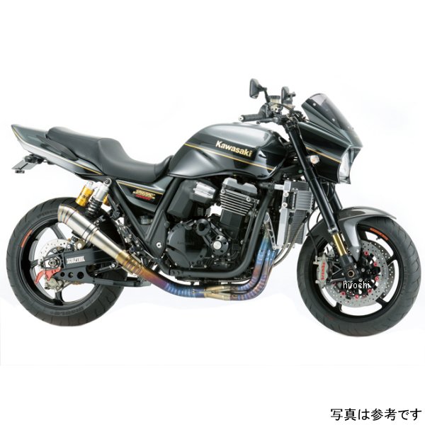 EX-12WTUT4-V2 ナイトロレーシング 4in1ウェルドクラフト チタン3D EXマフラー φ85 ストレイトチタン 420mm V2 ZRX1200ダエグ