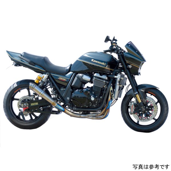 EX-14TUT4-V1 ナイトロレーシング 4in1機械曲げチタンEXマフラー UPタイプ φ85 ストレイトチタン 420mm V1 ZRX1200ダエグ