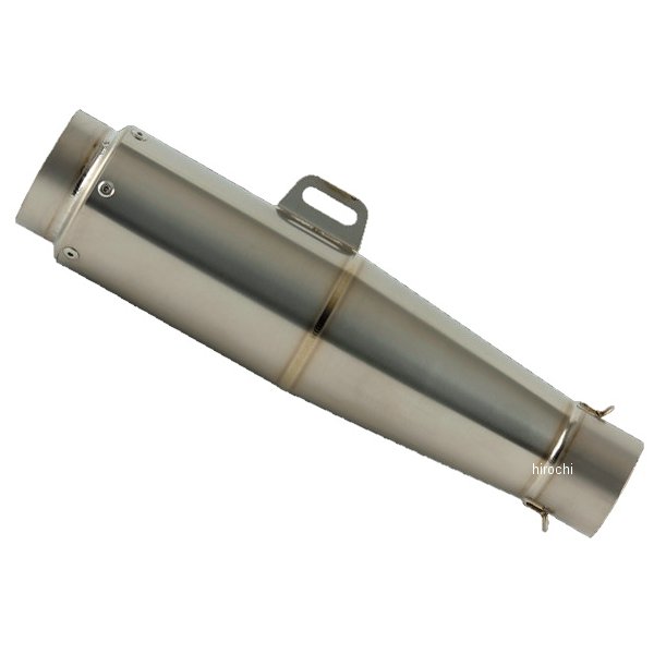 EX-SLKT3-V1 ナイトロレーシング ハーフポリッシュ コニカルチタンサイレンサー V-I 300mm 差込口径φ60.5マフラー対応 汎用