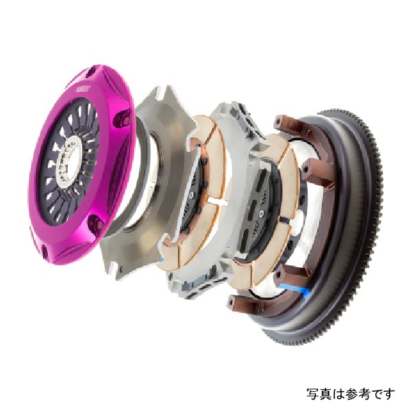 Exedy 1999-2002 ニッサン Skyline GTR L6 Hyper Twin セラメタリック クラッチ スプリング センター ディスク プルタイプ
