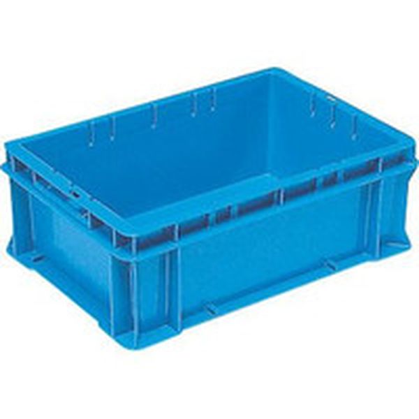 F12 501-1329 DICプラスチック(株) DIC F型コンテナF-12 外寸:W424×D291×H150 青