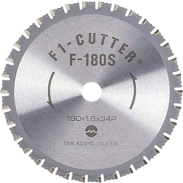 F180S 123-8922 大見工業(株) 大見 F1カッター スティール用 180mm