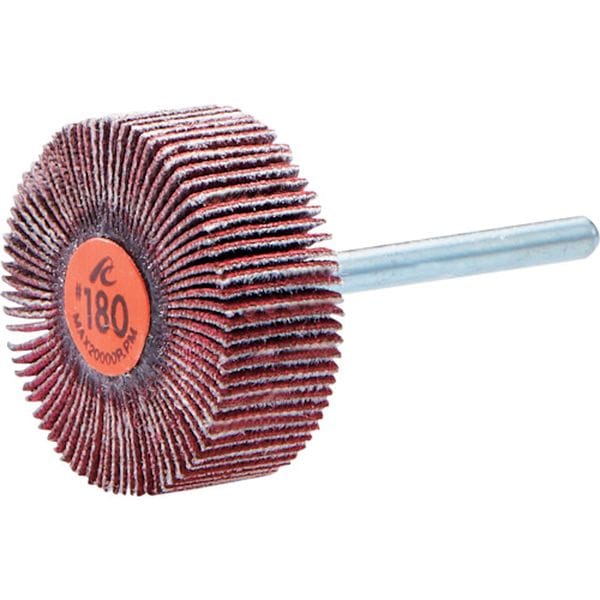 F4010CE60 セラミックフラップホイール 軸径6mm #60 外径40×幅10×軸長40 5本入り