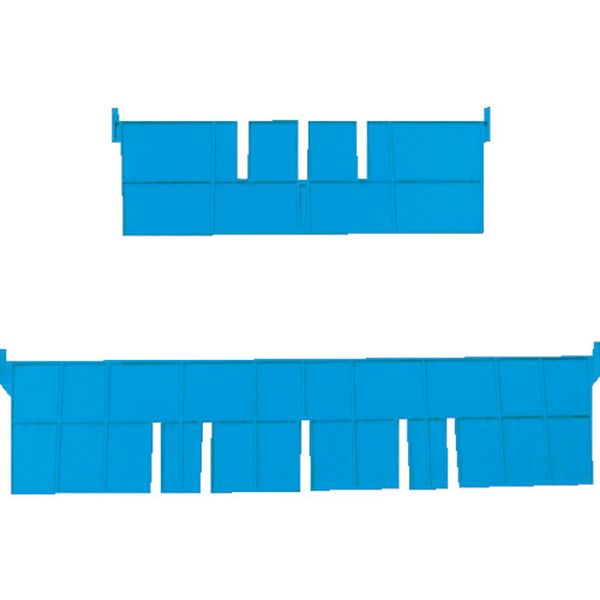 F5SY 855-1273 DICプラスチック(株) DIC F型コンテナ F-5用短手用仕切板 黄