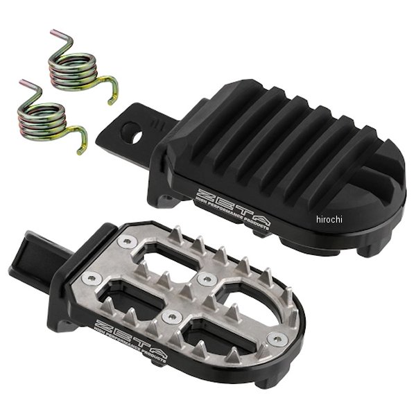 F7013 ジータ ZETA アドベンチャーフットペグ 13年-17年 クロスカブ110 黒