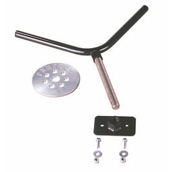 Fabtech Universal Spare Tire Flat Mount - Black