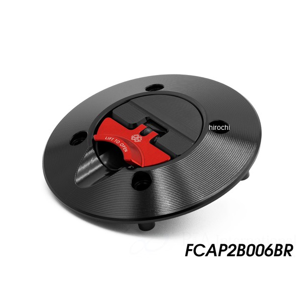 FCAP2B006BR ギルズツーリング GILLES TOOLING ガスタンクキャップ Ver.2 ブラックレッド
